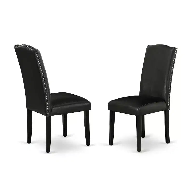 Tavolo da pranzo moderno con finitura nera