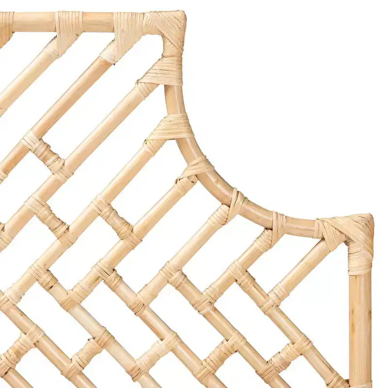 Testiera in Rattan Naturale/Marrone